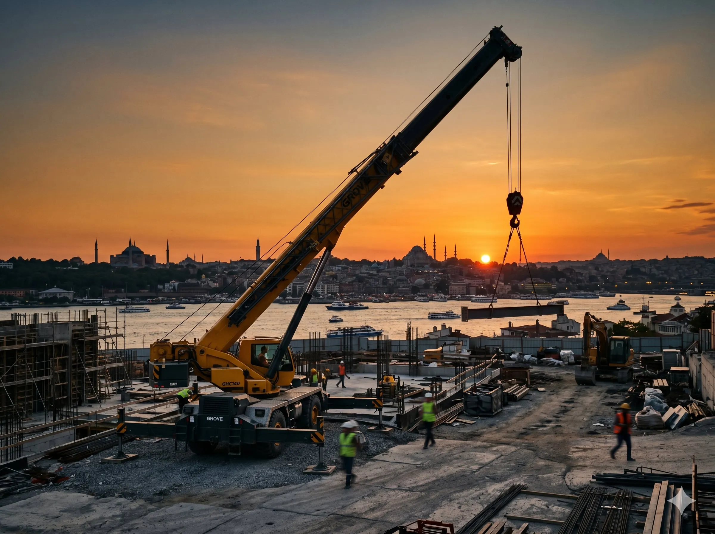 Pendik Emirli vinç ve ağır taşıma kiralama — Plus Vinç