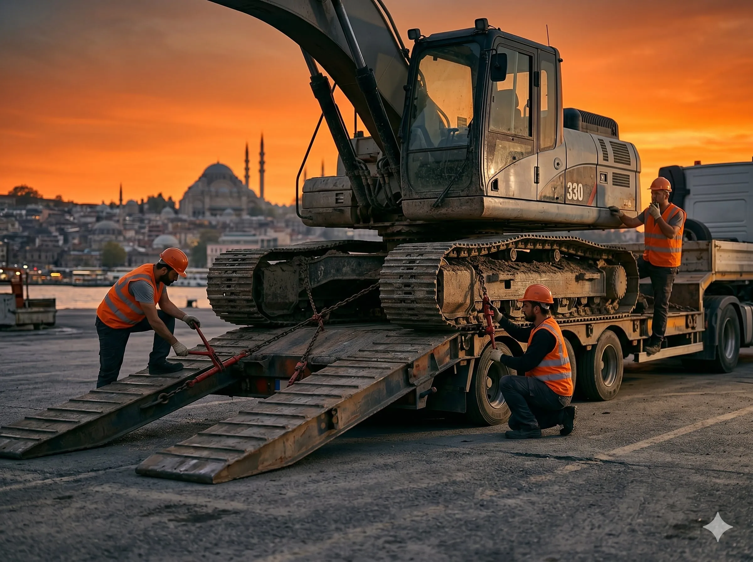 İş Makinesi Taşıma (Ekskavatör, Dozer, JCB) — Plus Vinç İstanbul